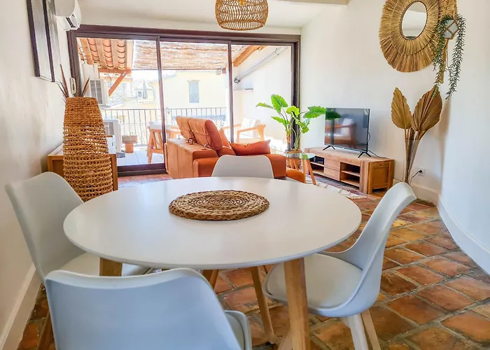 Ni'douillet-p3 Terrasse Et Climatise-coeur De Apartment *